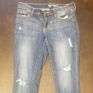 Gap distressed skinny fit jeans 2/26R